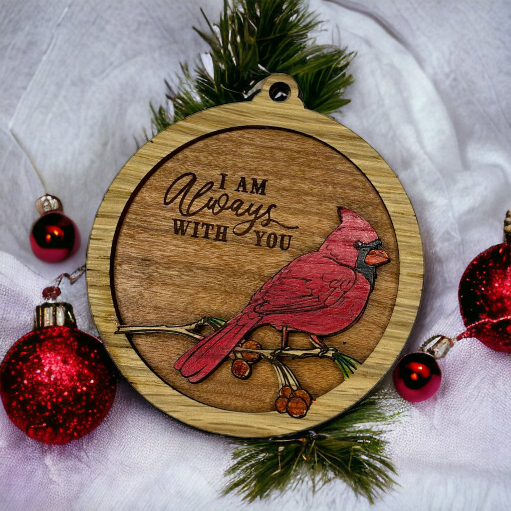 Cardinal Memorial Ornament - XO Jessica