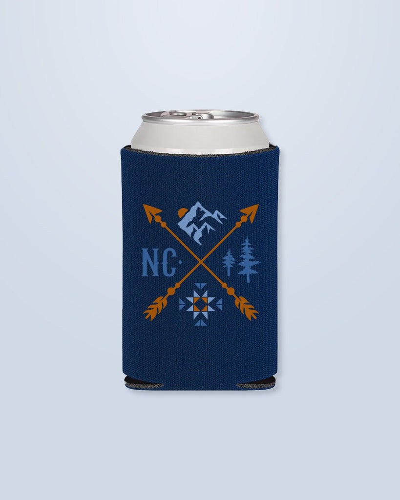 Crossed Arrows Design Can Cooler - XO Jessica