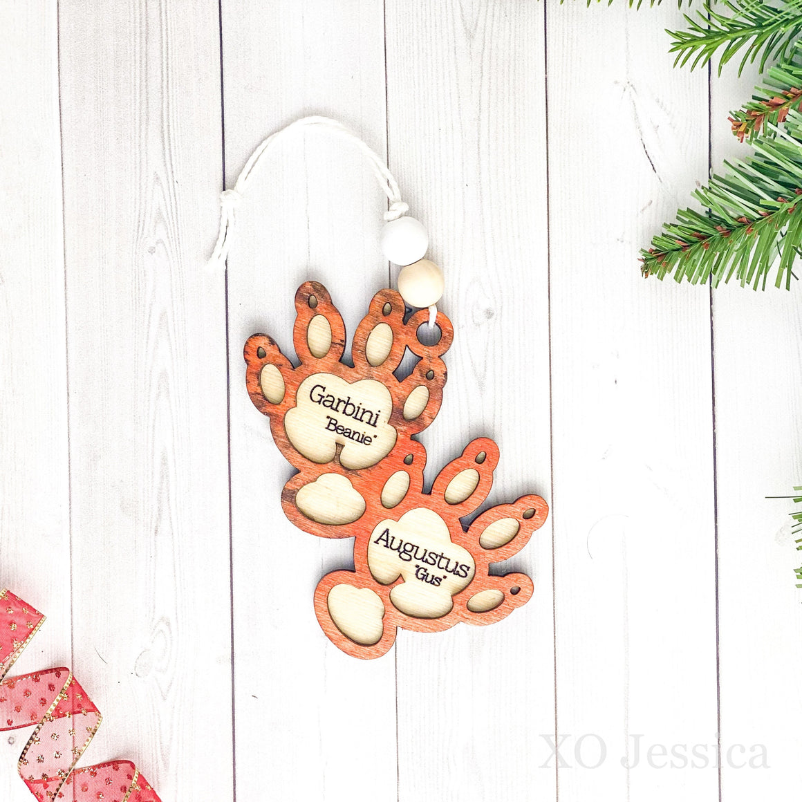 Guinea Pig Paw Ornament - XO Jessica