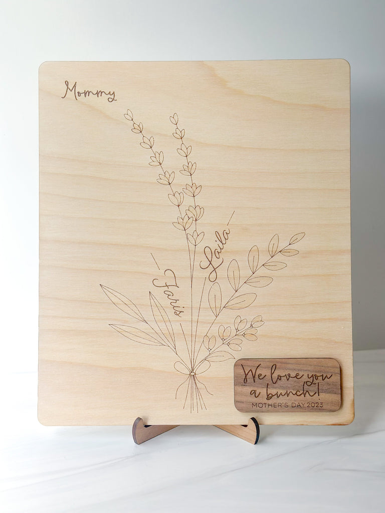 Handprint “Bouquet” Natural - XO Jessica