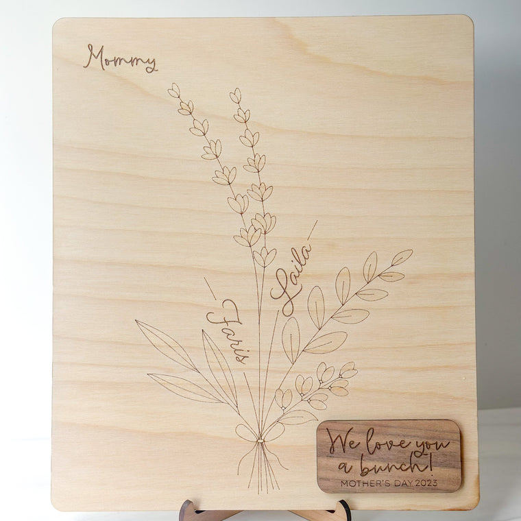 Handprint “Bouquet” Natural - XO Jessica