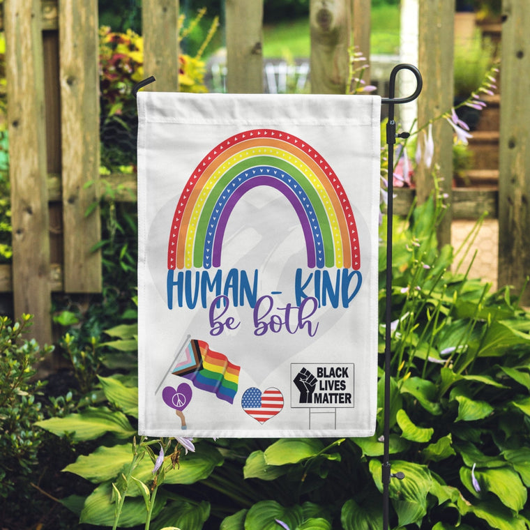 Human - Kind Garden Flag - XO Jessica