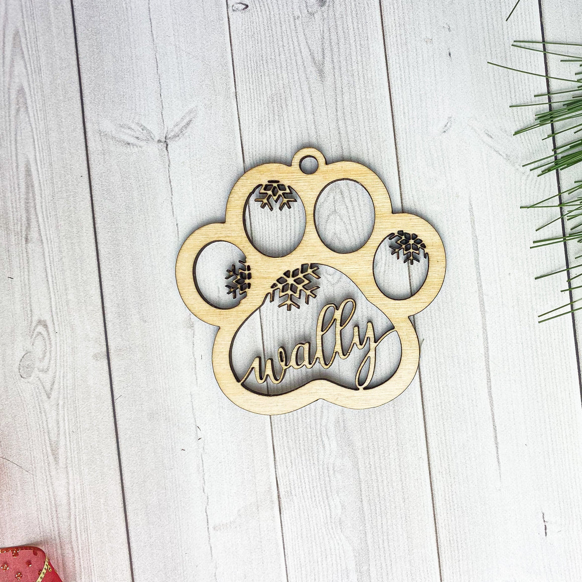 Single Cat Paw Ornament - XO Jessica